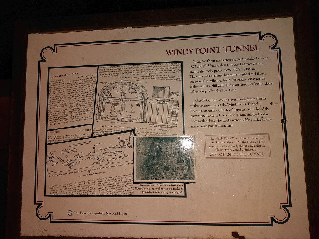 Windy point tunnel east side